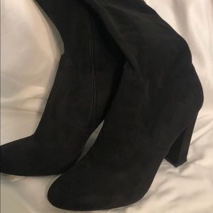 Suede Over-the-Knee Boots